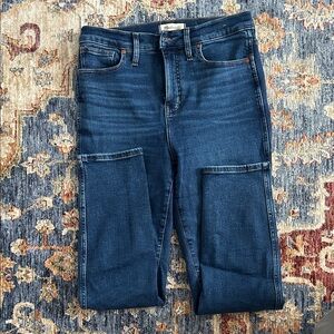 Madewell Stovepipe Indigo Denim Jeans